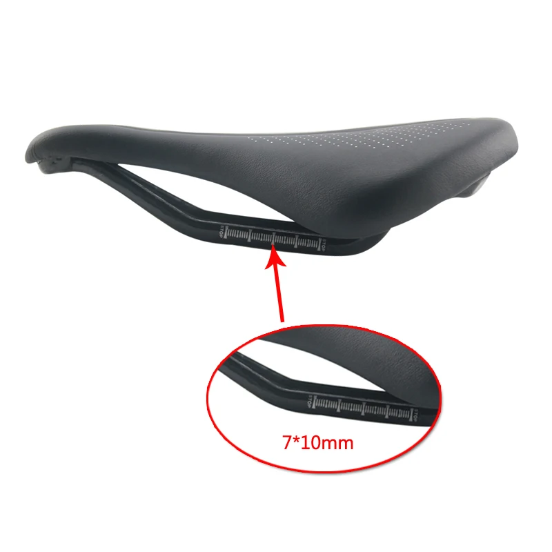 Road MTB Bike Carbon Leather Saddle Cushion 3K Seat Cycling Bicycle Soft leather Gel Saddles Cover Seat (1)