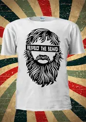 Уважайте бороду усы Tumblr Модная брендовая одежда мужские странные вещи принт оригинальная новинка футболка