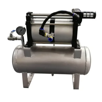 

Free shipping Wellness Model :4AB02-B 2:1 ratio high flow air pressure amplifier system with 20 L tank and pressure regulator