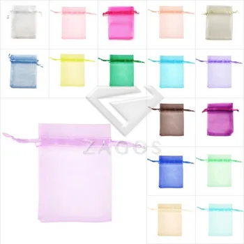 

20pcs Bag Organza Rectangle Pouch Bags 18x13cm Gift Wedding Jewellery Reception Party Sweets Favours 25 Color Choose BB0008
