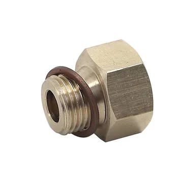 

Oil Temperature Metric Plug Adapter Sensor Bolt Nut 1/8" NPT Female to M16x1.5 Male