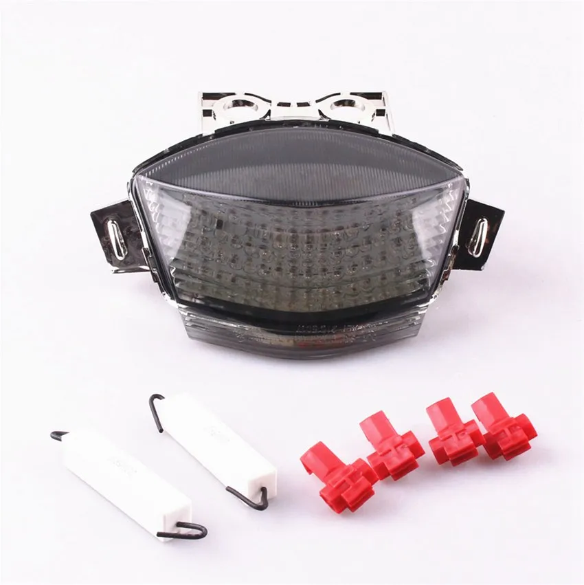 

For Kawasaki Ninja 650R 2006-2007 Smoke Motorcycle LED Integrated Turn Signal Tail Light