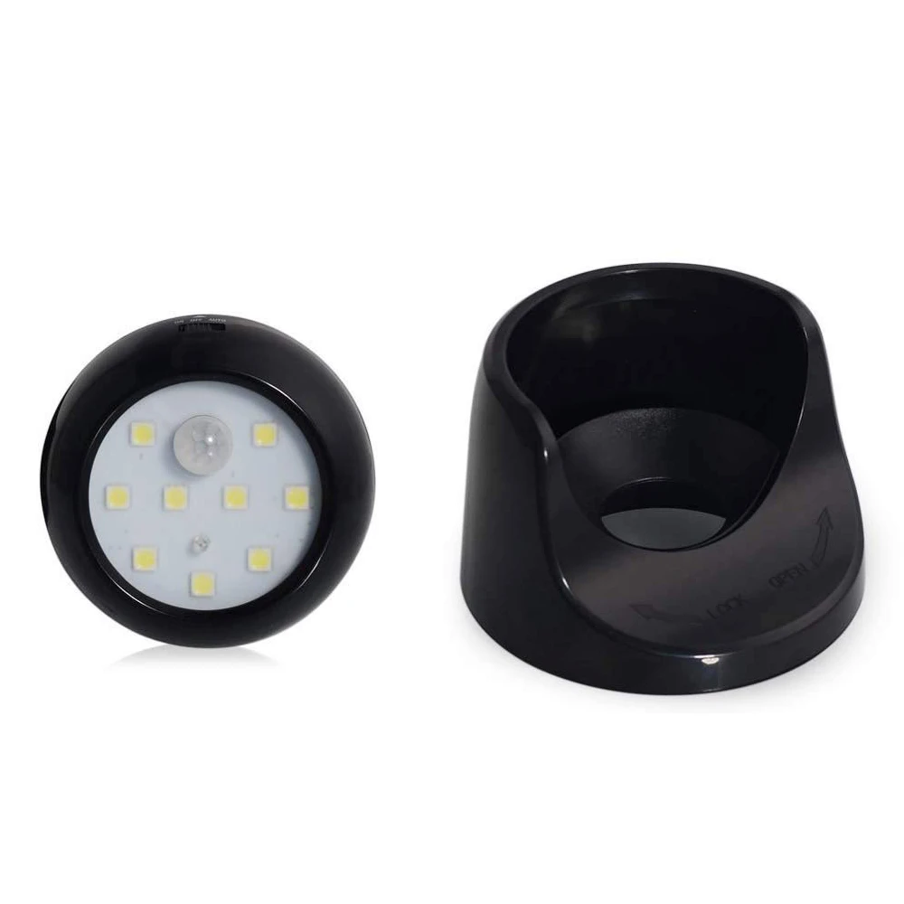9LED датчик движения ночник Ecurity водонепроницаемый фонарь Авто PIR индикаторная лампа авто вращение на 360 градусов настенный светильник для комнаты фонарь на движение