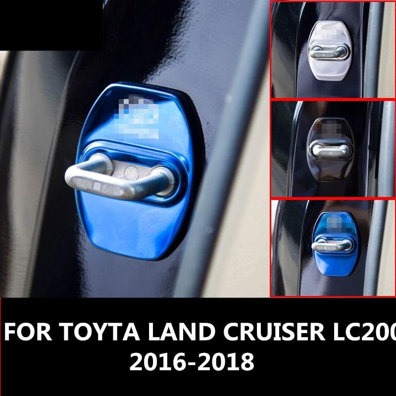 Для TOYTA LAND CRUISER LC200- автомобильный Водонепроницаемый дверной замок защитный чехол водонепроницаемый и нержавеющий аксессуары для укладки