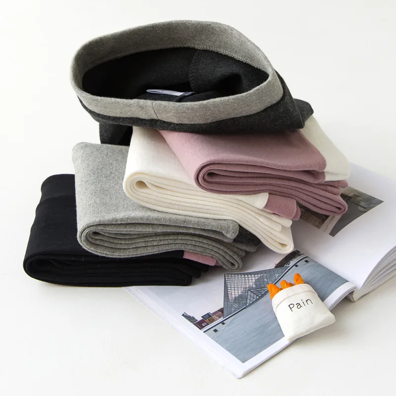 

Girls' Bottom Trousers Cotton Korean High Waist Girls'trousers Autumn Winter Girls Pants