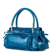 Oil waxing genuine leather handbag female hobos 2016 first layer of cowhide women’s tote bag luxury top-handle bags high quality