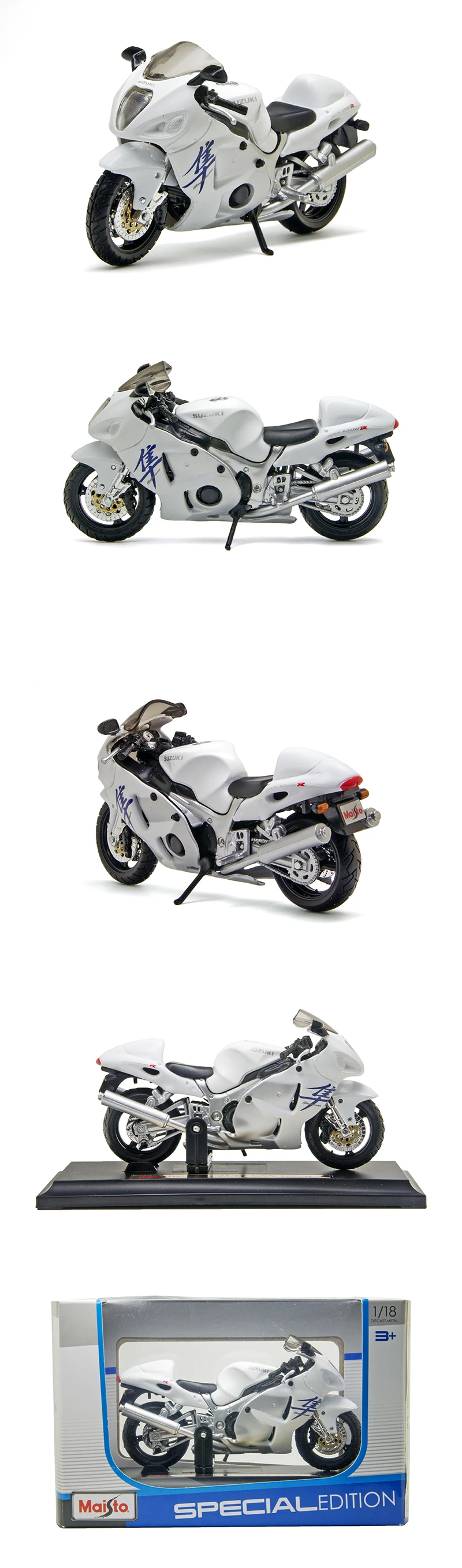 Maisto 1:18 Модель мотоцикла Suzuki GSX1300R модель велосипеда Модель мотоцикла из сплава миниатюрная гоночная игрушка для коллекции подарков
