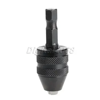 

Keyless Drill Bit Chuck Electric Screwdriver Machine Conversion Chuck Carbon Steel Quick Change Adapter Converter 0.3-3.6mm