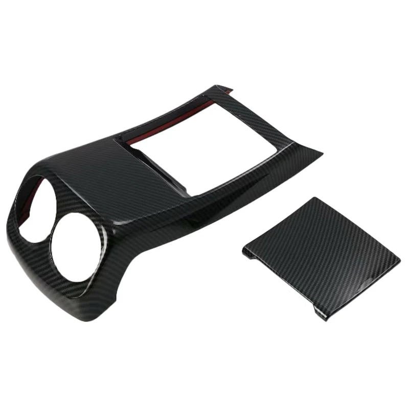 

For Mercedes-Benz A-Class W177 C118 A200 A220 Rear Armrest Box Air Outlet Trim Cover Stickers Accessories Car Styling