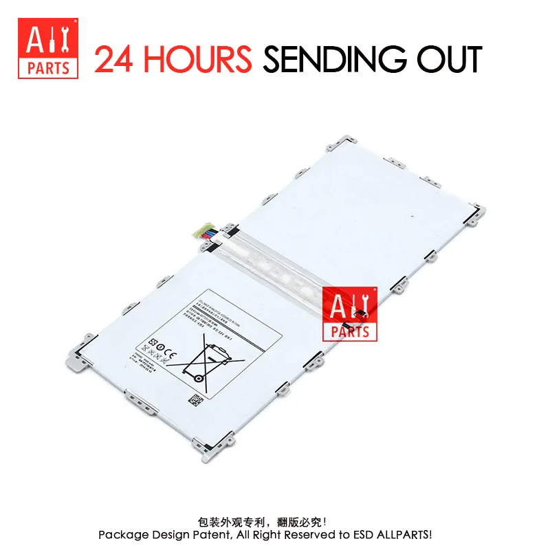 Allparts 100 Tested T9500C 9500mAh For Samsung Galaxy Tab Note Pro 12 2 inch SM P900