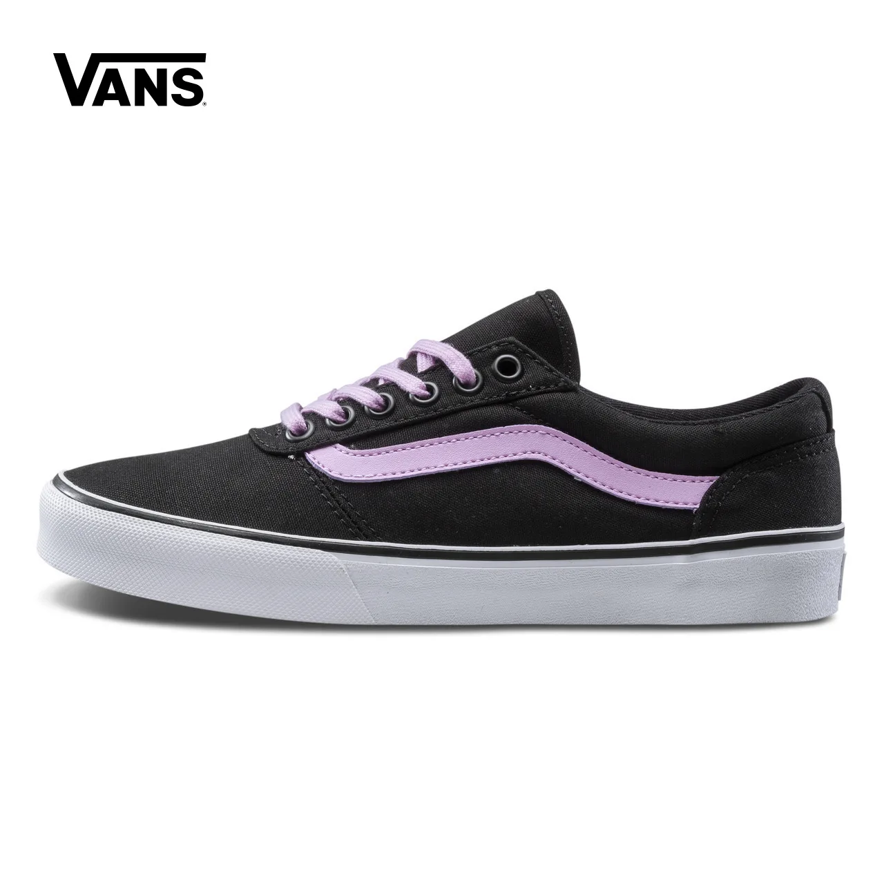 

Black Purple Vans Sneakers Women's Active Maddie Low-top Skateboarding Shoes Sport Outdoor Sneakers Canvas Shoes VN0A3IL27HD