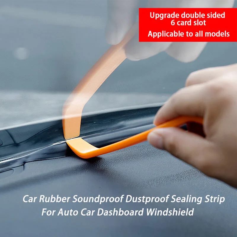 Car Rubber Soundproof Dustproof Sealing Strip For Auto Car Dashboard Windshield Car Accessories