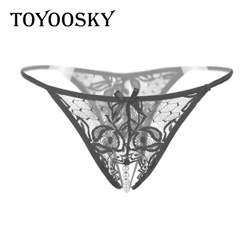 

2019 New Arrival Women Transparent Sexy Erotic Lingerie Hollow Hot Lace Low Rise Temptation T-string Costumes for Women TOYOOSKY