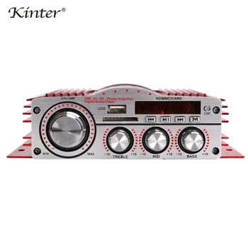 

Kinter MA-800 Stereo Amplifier 2CH DC12V with USB SD FM Input in home car Motorcycle