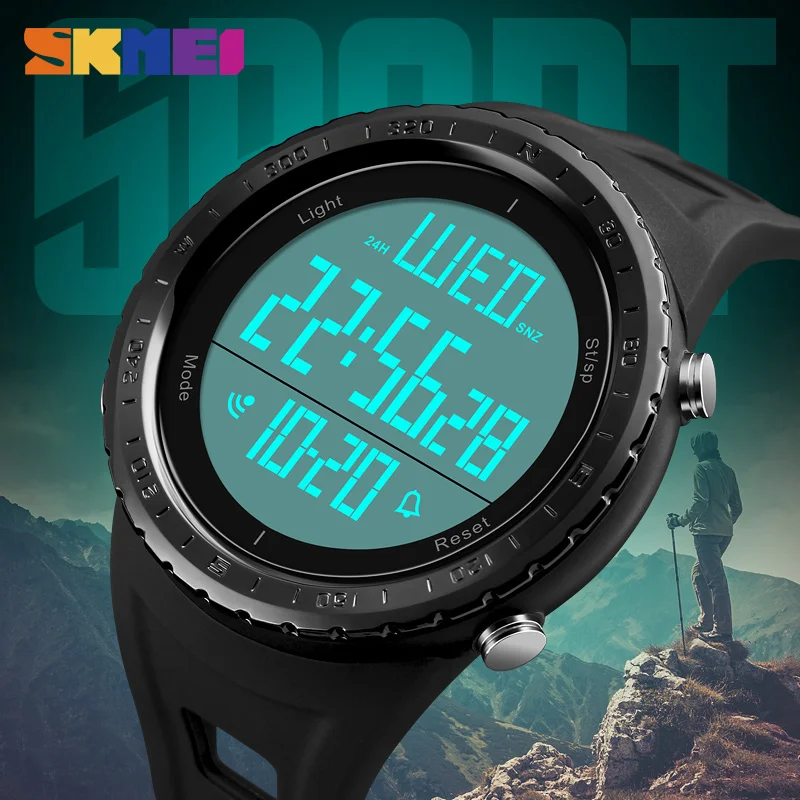Skmei 1310 спортивные часы мужские с большим циферблатом уличные хронографом
