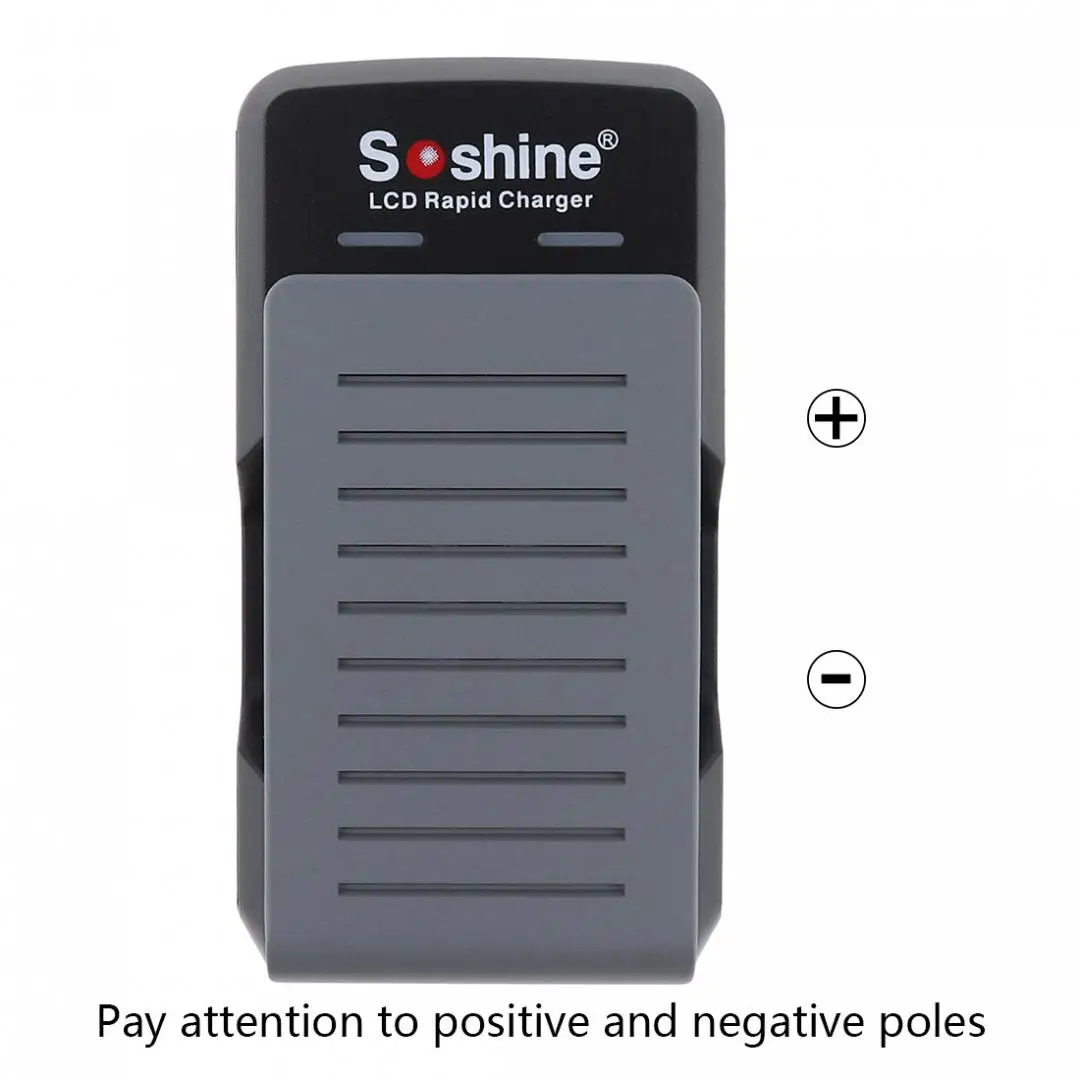 Soshine 100 240V S2 2 слота Быстрый универсальное Батарея Зарядное устройство с