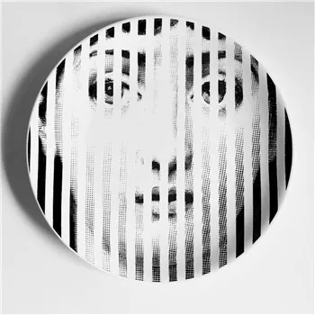 Rosenthal Piero fornasetti тарелки Стиль 8 дюймов дома Настенная Декорация плиты бар отеля справочная информация иллюстрации посуды оптом - Цвет: 3