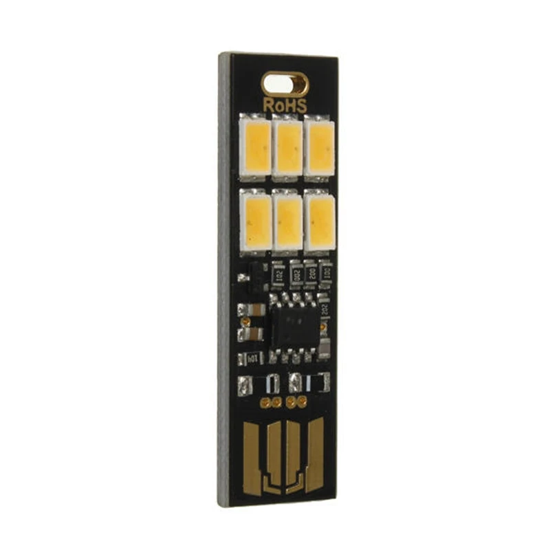 LUSTREON 5V 1W 50LM Mini T0uch переключатель USB Mobile Power кемпинговая Светодиодная лампа