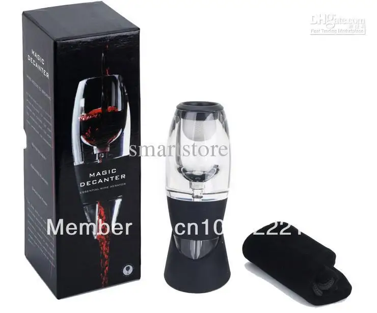 Lowest Price 48pcs New Magic Decanter Essential RED Wine Aerator and Sediment Filter with Gift