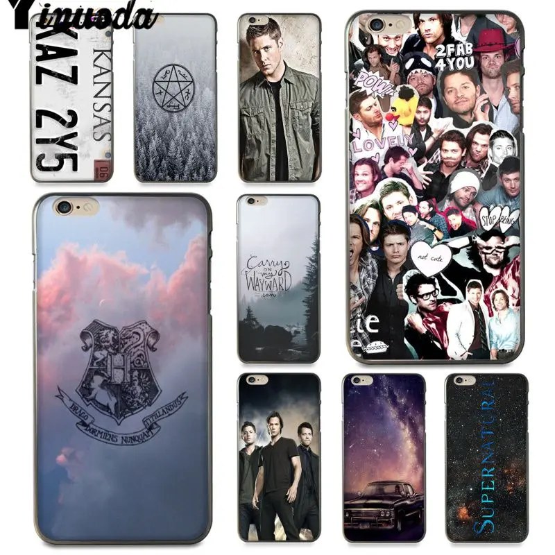 

Yinuoda For iphone 7 6 X Case Supernatural Jared Padalecki Phone Case for iPhone 6S 6plus 7 7plus 8 8Plus X 5 5S XS XR XSMAX