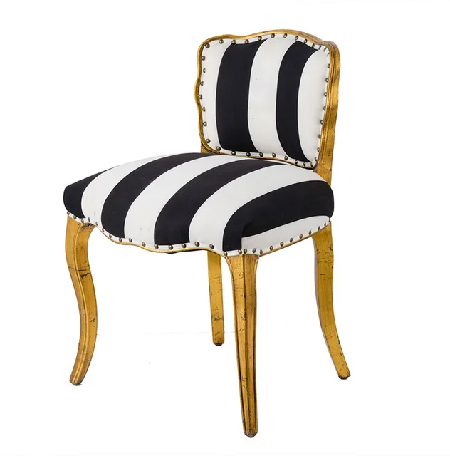 Best Price Palace Dining Chair Golden Finish / Fabric Upholstery / 75cm High Best Price Palace Dining Chair Golden Finish / Fabric Upholstery / 75cm High