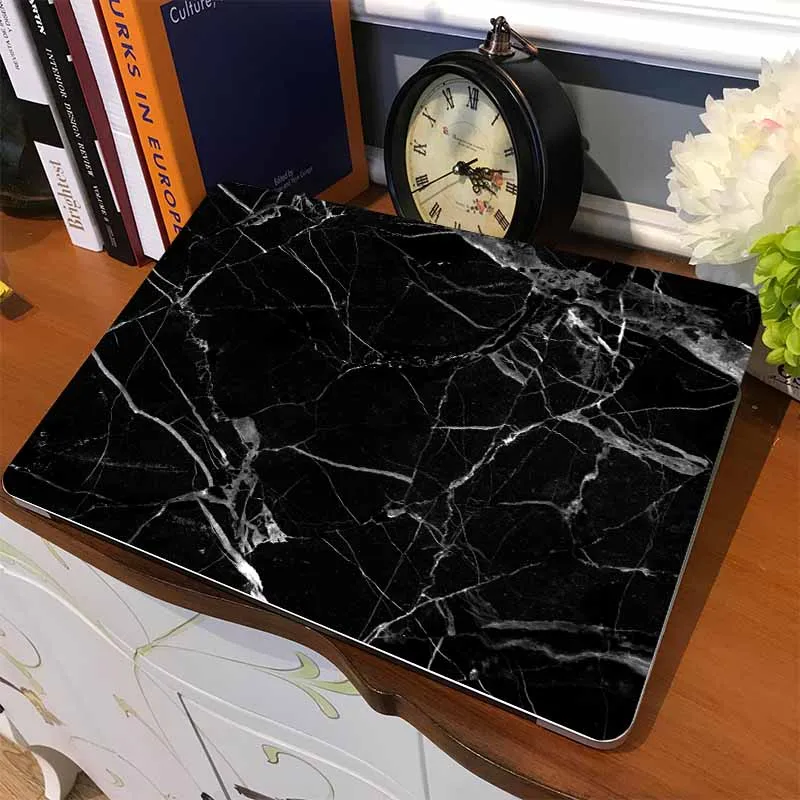Black Marble Grain Laptop Skin Sticker for font b Apple b font font b Macbook b