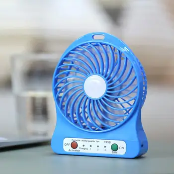 

Mini USB desktop rechargeable Fan Electric Personal Fans Battery Operated Rechargeable Handheld Hand Bar Desktop Fan