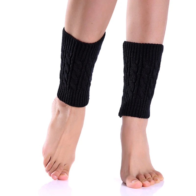 Зимние Модные вязаные крючком короткий и голень утеплители ног для Для женщин носки фигурки жениха и невесты; манжеты