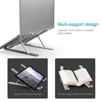 

Besegad Adjustable Tablet PC Laptop Support Stand Bracket Holder for iPad Mini 3 Apple Macbook Pro Air Mac book Lenovo Asus Dell