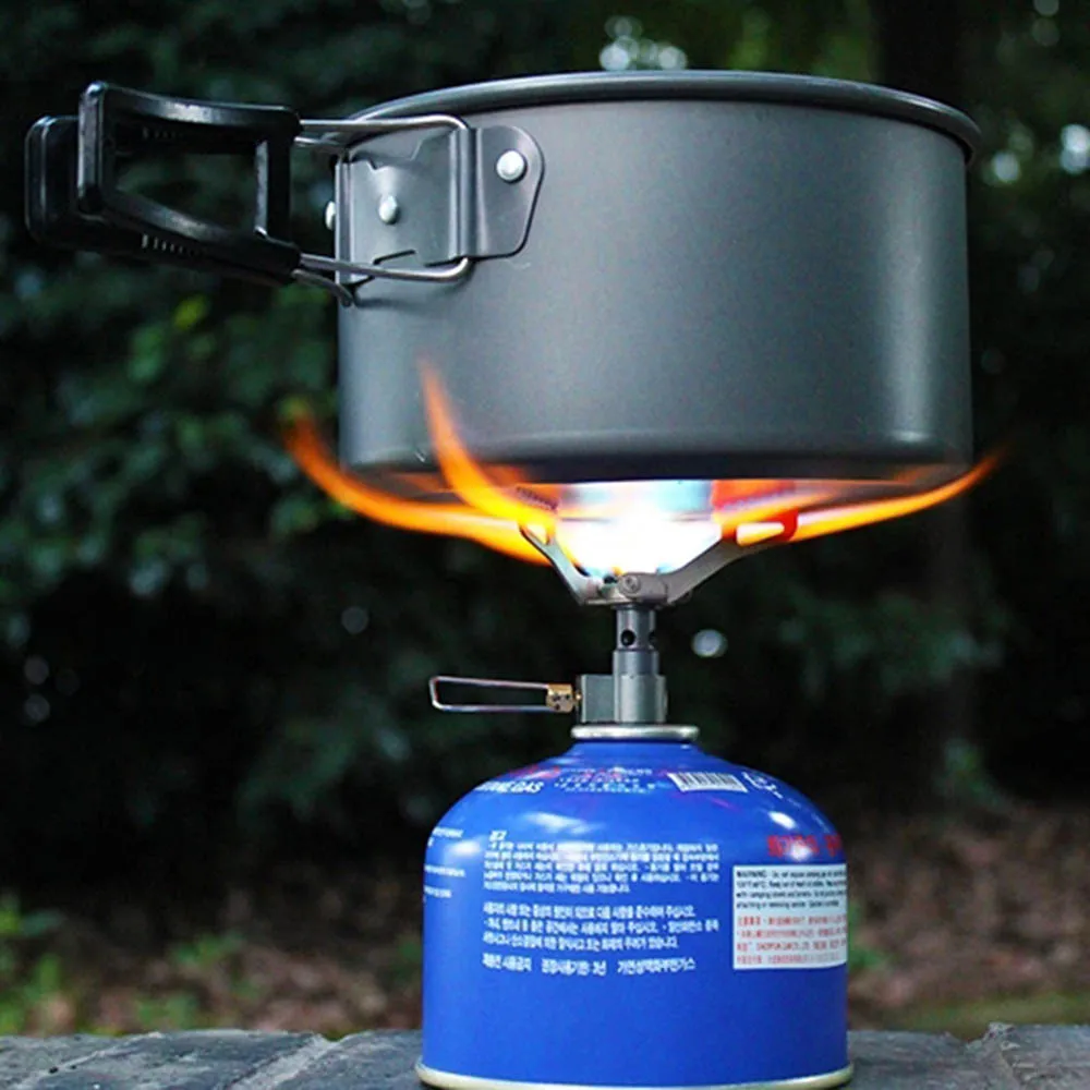 

BRS-3000T 25g Lightweight Outdoor Stove Mini Pocket One-Piece Titanium Alloy Outdoor Cooking Burner Folding Gas Stove 2700W