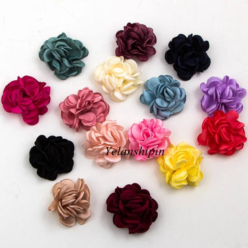 1 шт. детская заколка для волос 6 см 14 цветов|flower clip|hair roseclips for flowers |