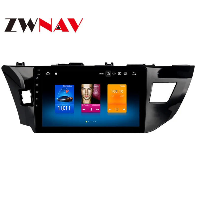 Flash Deal 10.2"Android 7.1 8.0 Car GPS Radio DVD Player For Toyota Corolla 2014-2016 with Octa Core 4GB+32GB Auto Stereo Multimedia Navi 8