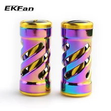 EKFan 1 шт. Дизайн Цветной алюминиевый сплав Рыболовная ручка для катушки спиннинг и приманка литье Рыболовная катушка инструмент
