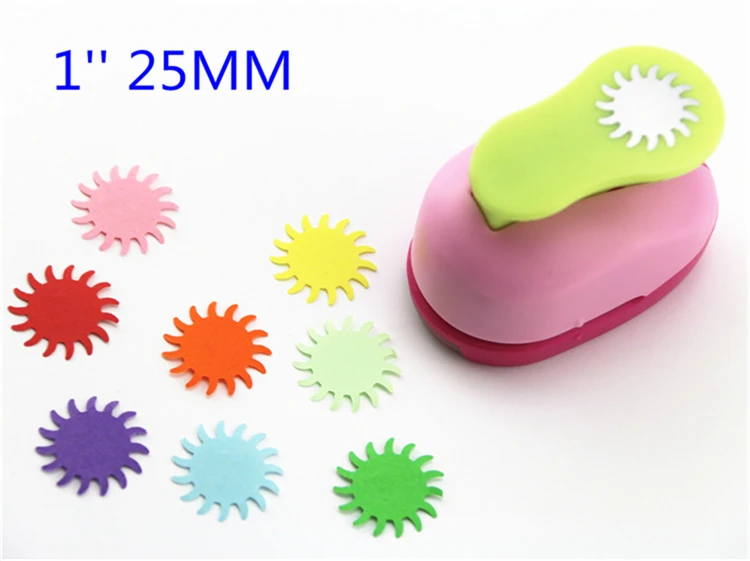 1 inch sun design eva foam punch paper puncher scrapbooking cutter hole