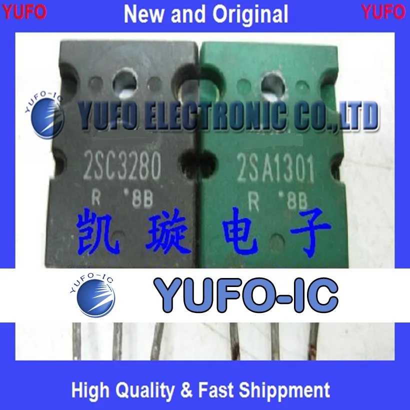 

Free Shipping 10PCS(5pair) Used 2SA1301 A1301 2SC3280 C3280 good quality (YF0821)
