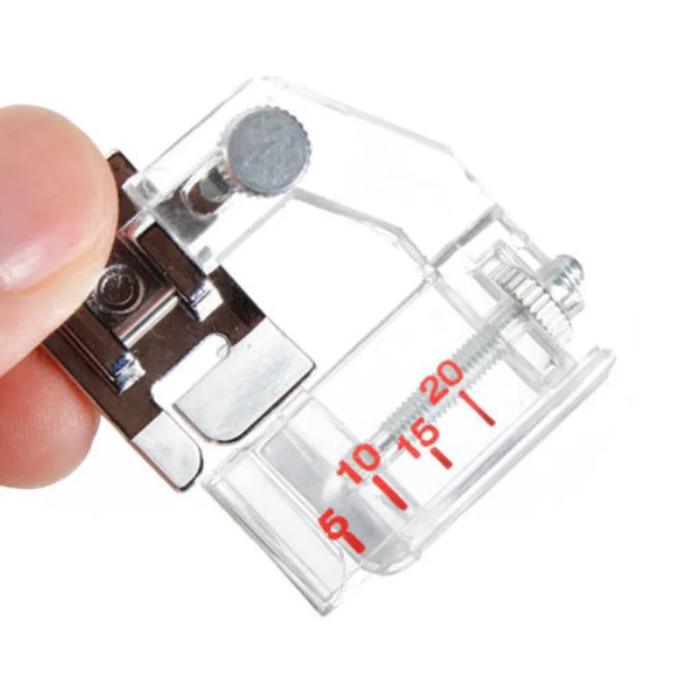 

Adjustable Sewing Presser Bias Tape Binding Foot Snap On For Brother Janome Sewing Machine Accessories Tools 2019 Dropshipping