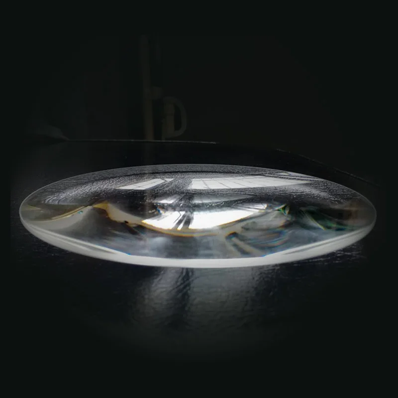 

178mm Dia. Big Magnifying Glass Lens K9 Optical Glass Large Plano Convex Lens Focal Length 319.5mm