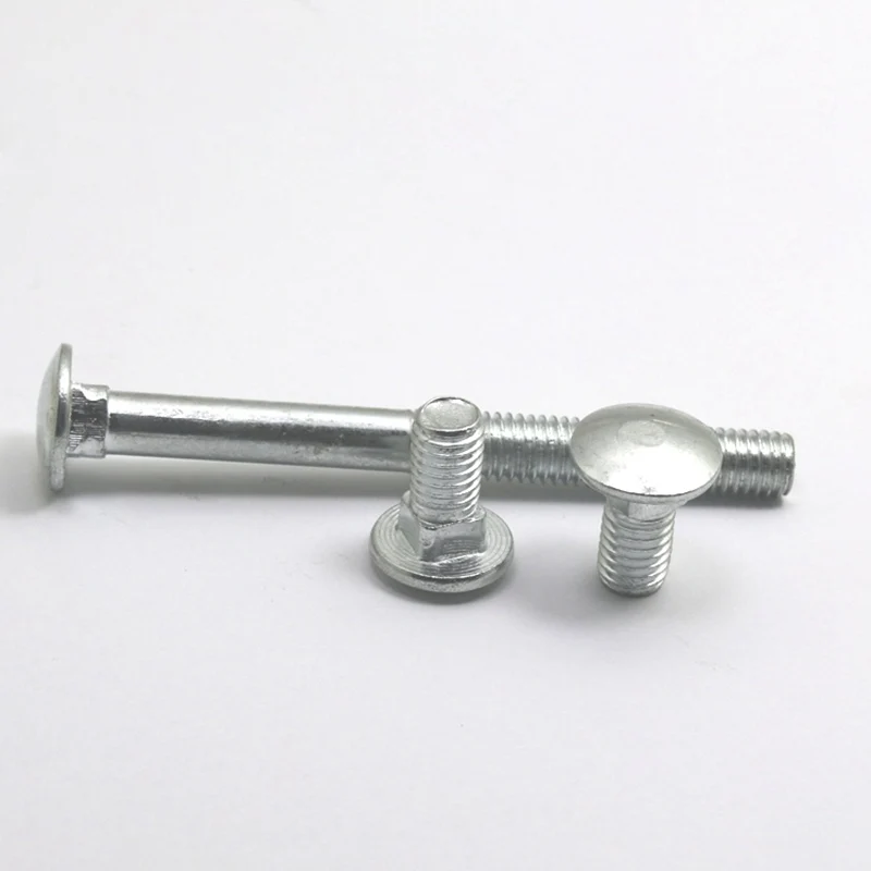 

Semi-circular head square neck bolts Carriage screws Large flat head shelf bolts Bridge screws M5M6M8M10M12