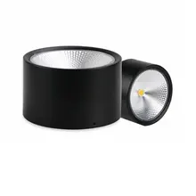 Новинка; 5 Вт, 9 Вт, 12 Вт, супер яркий светодиодный спот вниз светильник AC85-265V белый корпус светодиодный вниз светильник s поверхностного монтажа черный корпус