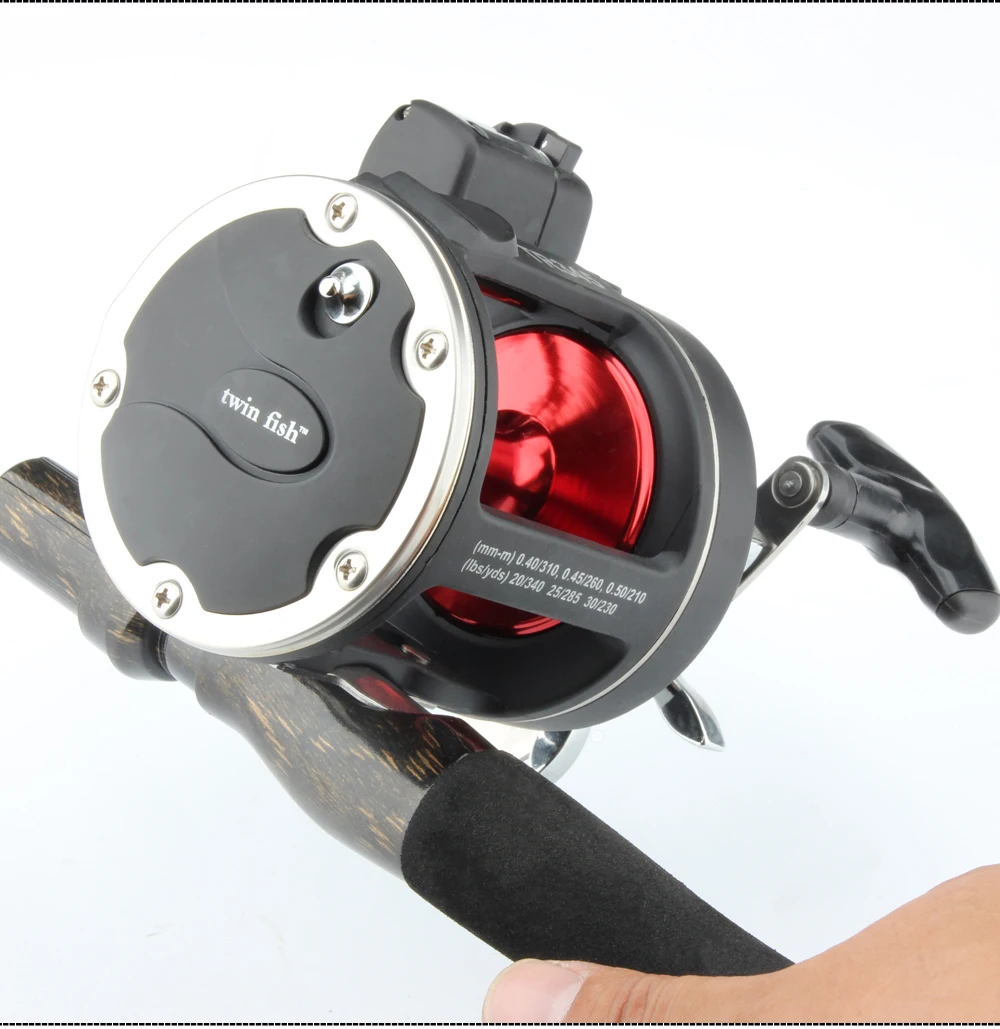 Spinpoler Trolling TR345 With Line Counter Drum Baitcasting Trolling Fishing Reel Saltwater Bait Casting Boat Fishing Wheel  (9)