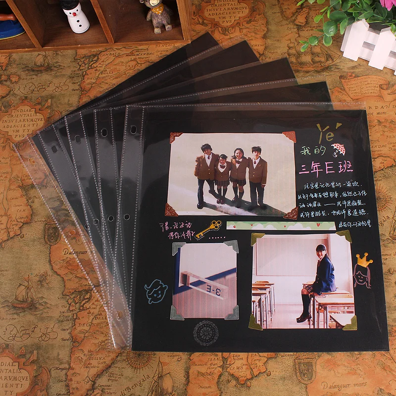 16 inch diy photo album paste scrapbook paper 10 sheet photo album page