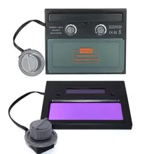 Solar Battery Automatic Darkening Welding Helmet Lens Stepless Adjustment Welding Helmet Welder Mask Lens Filter Goggles