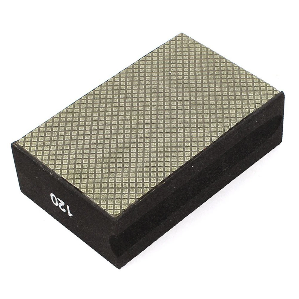 Manual polishing pad, with diamond abrasive sponge insert, 120 grit