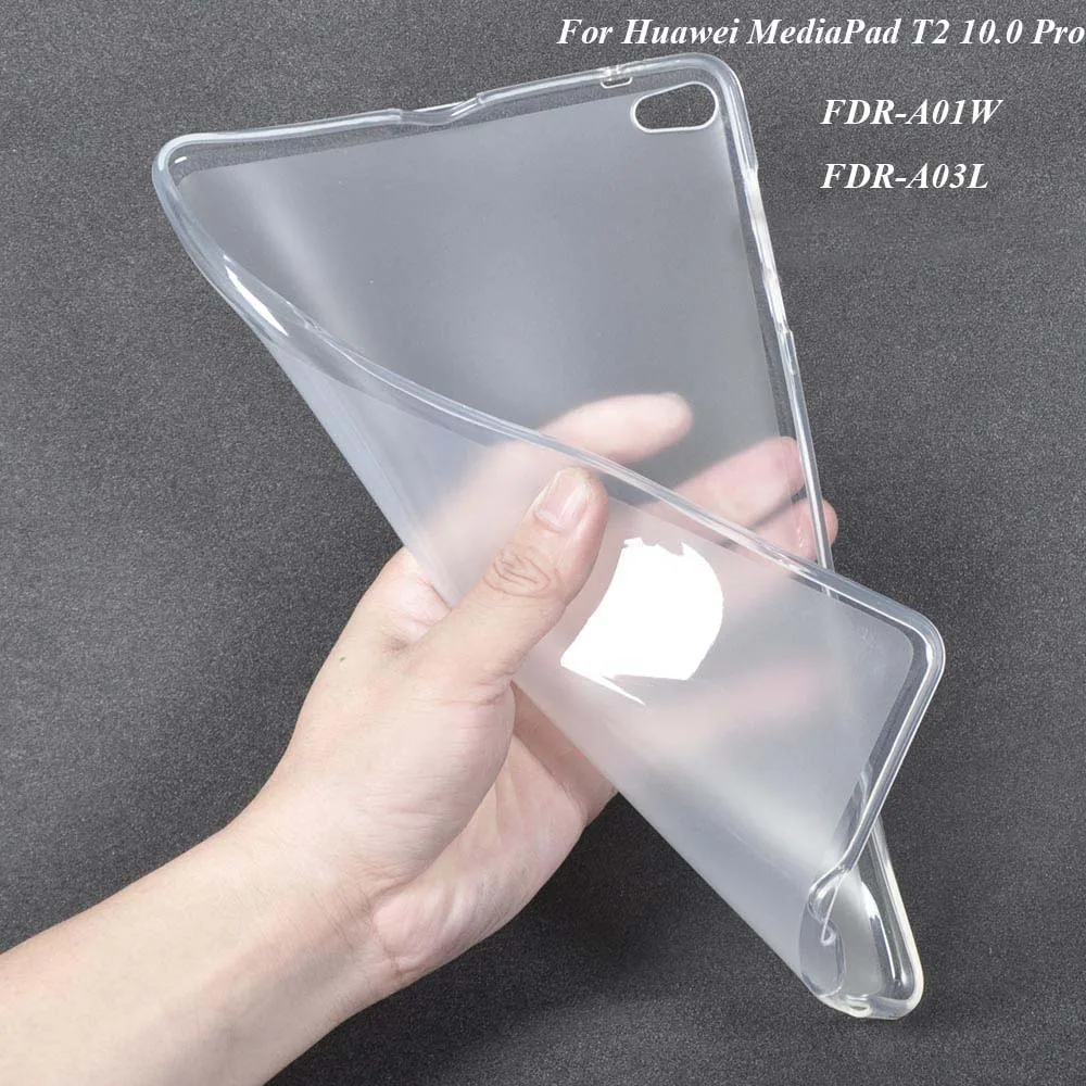 

For Huawei MediaPad T2 10.0 Pro Case Soft TPU Cover for Huawei MediaPad T2 10.0 Pro FDR-A01W FDR-A03L 8'' Tablet +Stylus Pen