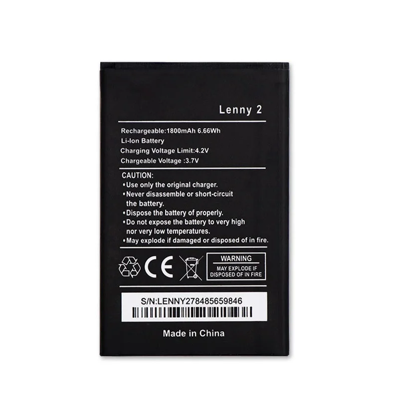 For-Wiko-LENNY-2-Battery-LENNY2-Batterie-Batterij-Bateria-High-Quality-1800mAh