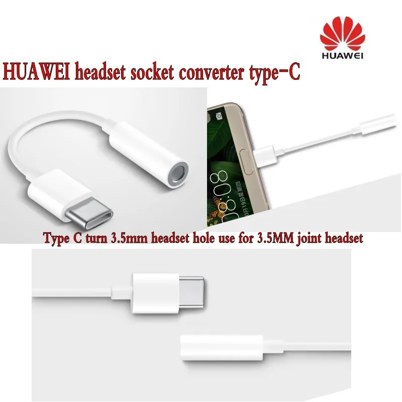 HUAWEI вход для наушников конвертер type-C общая конверсионная головка 3,5 мм затычка для ушей линия преобразования