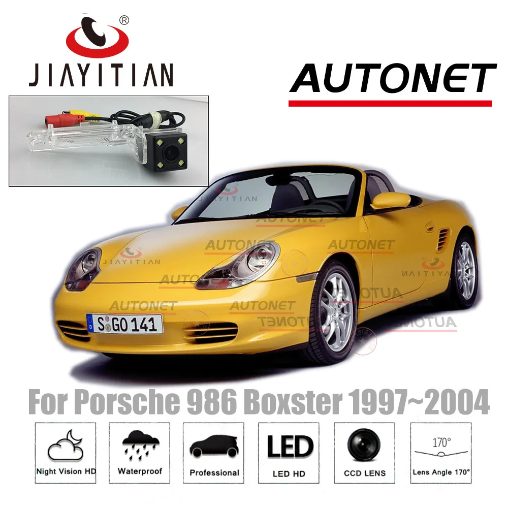 Jiayitian D'Inversione Della Macchina Fotografica Per Porsche 986 Boxster 1997 ~ 2004/Ccd Di Visione Notturna/Macchina Fotografica Di Sostegno/Targa M
