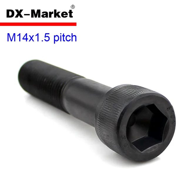 m14*1.5 pitch Hex Socket bolt , class 12.9 m14x1.5 Fine Thread pitch