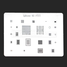 Ремонт мобильного телефона BGA Rework Reball трафареты для iPhone 5 5S/для iPhone 6 6s/6 Plus шаблон прямой отопительный инструмент