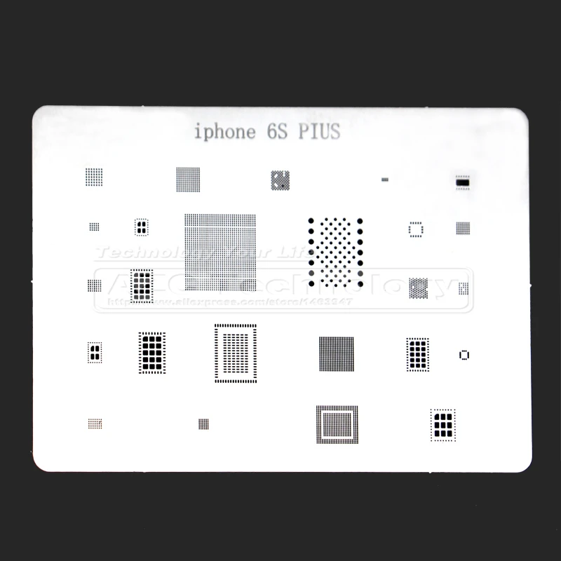 

Mobile Phone Repair BGA Rework Reball Reballing Stencils for iPhone 5 5S / For iPhone 6 6s / 6 Plus Template Direct Heating Tool